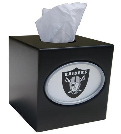 Oakland Raiders NFL Tissue Box Cover