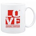 Mug White " LOVE Zoroastrianism " Religions
