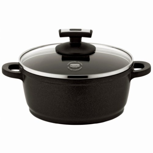 Berndes 093120 Aluguss Ecofit Kochtopf mit Glasdeckel 20 cm, mit Thermoflammschutz Preisvergleich