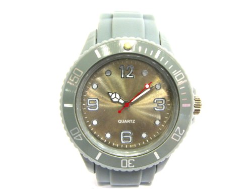 STYLEBOX24 BUNTE SILIKON UHR WATCH GRAU GRAUE GUMMI SMALL FACE ARMBANDUHR DAMENUHR HERRENUHR JELLY NEON FARBIGE STYLEBOX24 BUNTE SILIKON UHR WATCH GRAU GRAUE GUMMI SMALL FACE ARMBANDUHR DAMENUHR HERRENUHR JELLY NEON FARBIGE
