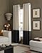 Curtainworks Kendall Color Block Grommet Curtain Panel, 84 inch(84