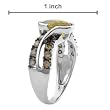 FPJ Stylish Ring With 2.45ctw Precious Stones - Genuine Diamonds and Citrine Made in White Gold - Certificate Available.