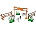 COOLOO Favorite Children Toy Farm Animals Set, Preschool Recognizing Teaching Resource, Contain 15 Pieces Of Poultry And Fences, Pretend Game For Baby Child