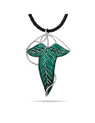 Sterling Silver Elf Leaf Pin Pendant