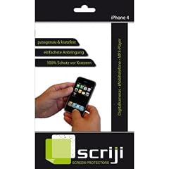 Scriji Invisible Displayschutzfolie Apple iPhone 4