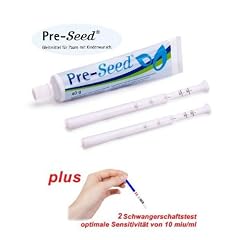 GLEITMITTEL Pre Seed bei Kinderwunsch 9 X 4 Gramm plus 2 Fr�hschwangerschaftstests von AIDE