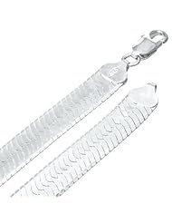 13MM Thick - Herringbone Chain Necklace/Bracelet - Genuine .925 Solid Sterling Silver