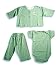 Little Giraffe - Newborn Baby Boys, 3-Piece Pant Set, Lt. Green (Size 6Months)
