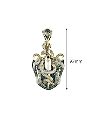 10.50 Carat Color diamond Cobra Knight Shield Hip Hop Large pendant in 10k white gold