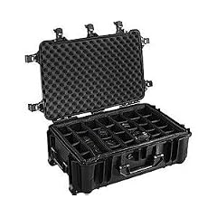 B & W Outdoor-Case Fotokoffer Werkzeugkoffer Typ 70 BRPD schwarz Trolley fahrbar Facheinteilung