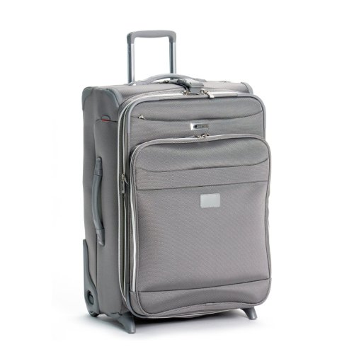 Delsey Helium Pilot 20 25 Inch Exp Suiter Trolley Platinum
