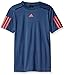 adidas Boys Barricade Tee, Tech Ink Flash Red, Medium