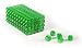 16mm Clear Green Gaming Dice with Rounded Corners - Set of 200