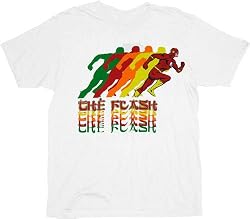The Flash Running Repeat White T-shirt Tee