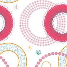Stokke Sleepi Crib Cover Circles Pink