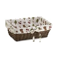 Eddie Bauer Enchanted Hollow Basket with Liner - Brown