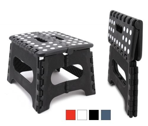 Large folding step stool