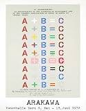 10 Reassembling 1972 by Arakawa Shusaku, 24x33