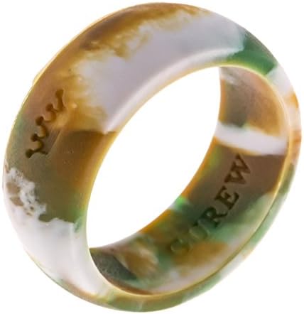 Silicone wedding ring, Mens, 8, Camo