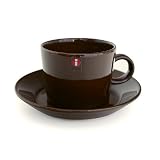 iittala イッタラ Teema ティーマ ティーカップ&ソーサー/ブラウン