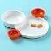 Baby : Snack Plate by Boon - Groovy Snack Plate 7 x 8 x 1.1h