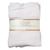 Gourmet Classics White Jumbo Flour Sacks, Set of 4
