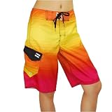 Womens Billabong 09 Summer Fader Beach Surfing Boardshorts - Size: 8