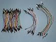 Flexible Wire Jumpers Male-Male, 100 pcs