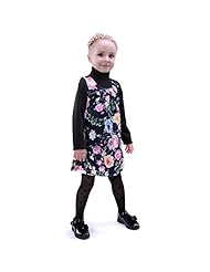 Girls Cotton/Polyester Sleeveless Tank Scoop Neck Knee Length Jacquard Pleated Vintage Floral Print  Dress