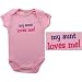 Baby-Says Bodysuit - My Aunt Loves Me
