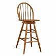 Carolina Cottage 30-Inch Swivel Windsor Barstool, Cherry