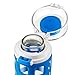 Ello Syndicate 20-Ounce BPA-Free Glass Water Bottle with Flip Lid, Cobalt