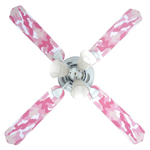 Ceiling Fan 52 Inch: Pink Camouflage