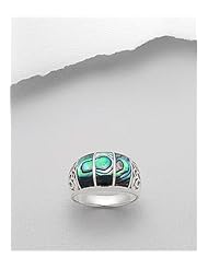 Shell Ring In 92.5 Sterling Silver