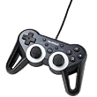 ELECOM ファイナルファンタジーXIVモデル USBゲームパッド 12ボタン 振動 連射 高耐久 ブラック JC-U3312BK-FF