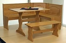 Big Sale Best Cheap Deals Solid Pine Nook Dining Table Set - Chelsea Honey Finish