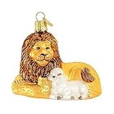 Old World Christmas Lion and Lamb Ornament