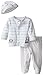 Little Me Baby Boys' Train Stripe Take Me Home Set