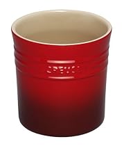 Le Creuset Stoneware Large Utensil Crock, Red