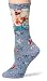 Ozone Women's Mona Linen Socks,Sky, One Size