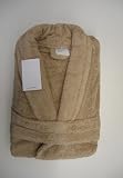 Oatmeal - Beige Cotton Luxury Hotel Quality Bathrobe Dressing Gown - Large / Extra Large 800 GSM