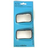 2 x 1.1 Rectangular Blind Spot Mirrors Cars-Trucks-Suvs- Motorcycles- Always by ICU APPLICATIONS