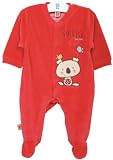 Infant Baby Rompers. Koala Collection Baby Pajamas. Red.