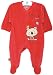 Infant Baby Rompers. Koala Collection Baby Pajamas. Red.