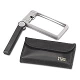 Bausch and Lomb 819013 2X Folding Lighted Handheld Magnifier with Acrylic Lens, 4 Inches x 2 Inches