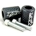 Kawasaki Ninja ZX6 ZX7 ZX9 ZXR Engraved Carbon Bar Ends