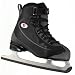 Riedell 625 BLACK Soft Boot Ice Skates womens - GR4 Blade - Size 7 - Black / Grey