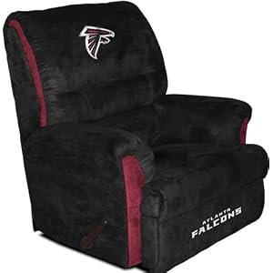 Buy Atlanta Falcons NFL Team Logo Furniture - Big Daddy Recliner By Baseline