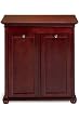 Hampton Bay 26 Inch Cherry Double Tilt Out Hamper, DOUBLE 26"W, HAZEL BROWN
