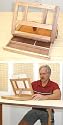 Art Advantage Wood Sketch Box Easel with Drawer